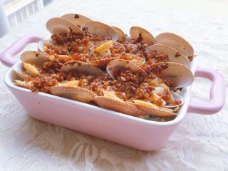 21、蒜蓉粉丝烤花甲,成品图