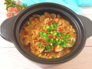 24、花蛤粉丝煲,成品图