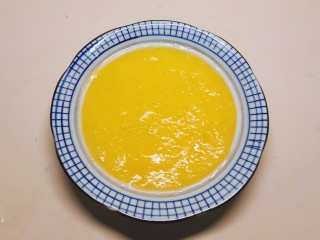 15、玉米面糊糊,盛入碗中 凉一凉