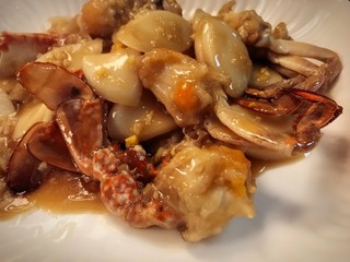 22、螃蟹炒年糕,出锅啦