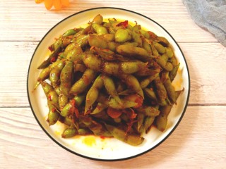 16、香辣毛豆,成品图