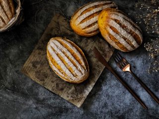 19、亚麻籽南瓜软欧包,成品图