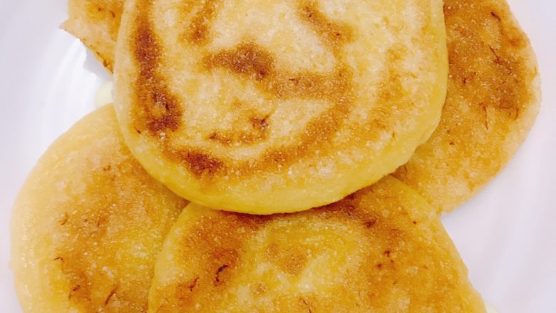 南瓜糯米夹心饼