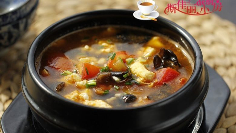 木耳番茄鸡蛋汤