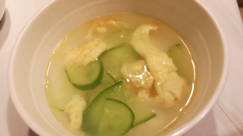 黄瓜煎蛋汤