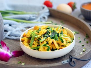 15、春节初二回娘家三鲜卤面四拌菜之一  摊黄菜,成品图。