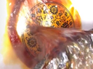 5、红烧肉,然后倒出备用