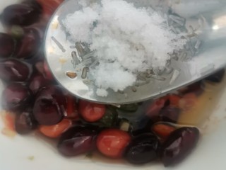 11、浇汁秋葵,白糖