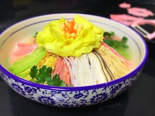 12、洛阳牡丹燕菜,成品。