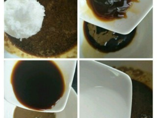 9、凉拌鸡肉菠菜,芝麻酱放入碗中，加入白糖、耗油、白醋、鲜味酱油～再加入清水，使其稀释些，搅匀备用～