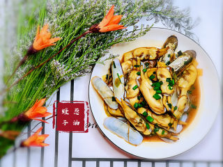 18、葱油蛏子,葱油蛏子，完成！