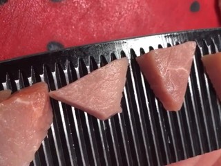 3、金桔咕咾肉,再改成三角丁