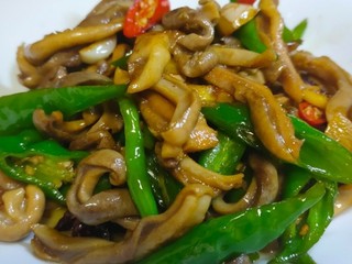 12、爆炒猪肚,脆嫩爽口的猪肚就做好啦