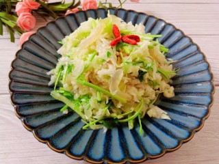 17、凉拌白菜海蜇皮,成品图