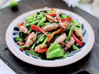 17、芥末菠菜海兔,清爽可口不油腻，关键是超级好吃。