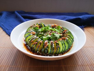 1、蓑衣黄瓜,成品图