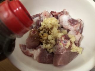 6、南瓜蒸排骨,生抽