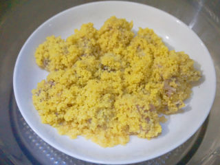 14、小米蒸排骨,看,已经蒸好啦