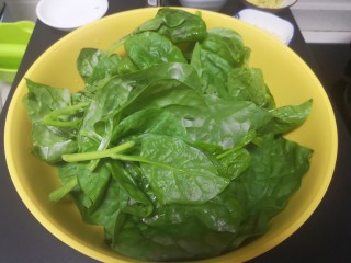 5、蒜泥木耳菜,用漏水器篮装便于滴水