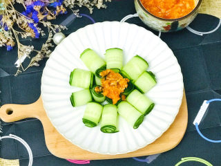 19、蒜泥黄瓜,漂亮又好吃????