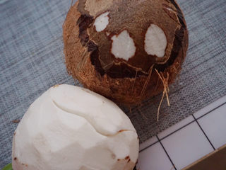 3、椰子炖鸡,还有准备2个椰子????