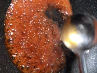 7、锅包肉,小火熬至汤汁浓稠