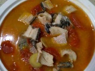 6、蕃茄鱼,起锅装盆