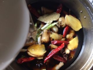 20、香辣卤鸡爪,再加入适量清水（水没过食材即可）