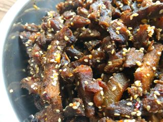 24、香辣牛肉干,出锅
