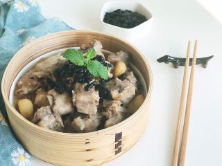 10、茶食之豆豉蒸排骨,家庭版的豆豉蒸排骨