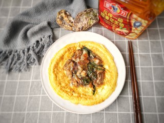 11、牡蛎炒蛋,成品。
