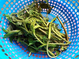 8、鲍鱼干贝XO酱拌香椿皮蛋豆腐,捞出，沥干水分