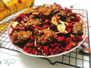 16、香脆芝麻辣子鸡,出锅~~~