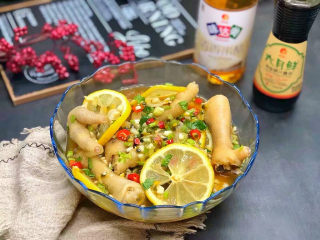 16、百香果柠檬鸡爪,放入冰箱冷藏浸泡一夜再吃更入味