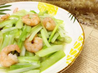 15、韭黄炒虾仁,装盘
