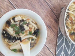23、菌菇豆腐汤,味道还不错????
