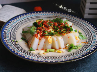 16、豆浆机版猪皮冻,成品