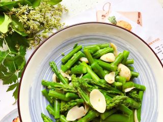 19、芥末芦笋拌百合,非常好吃