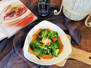 12、蒜蓉西兰花,成品。