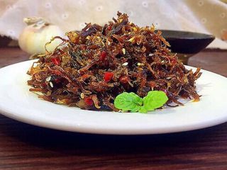 14、麻辣牛肉丝,成品