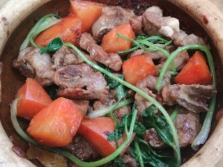 15、胡萝卜炖排骨,出锅