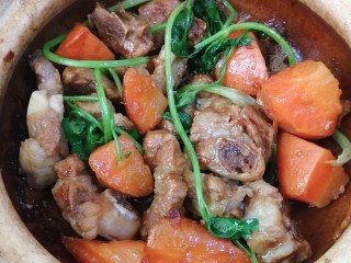 17、胡萝卜炖排骨,成品图