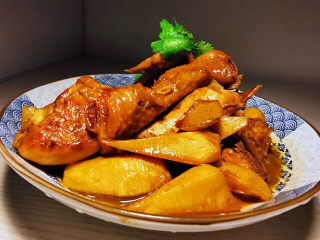 18、黄焖冬笋鸡,太香了