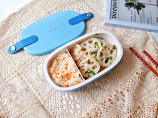 13、醋溜藕片,这是我早起做的午餐便当，这么热的天在办公室也可以好好享用。