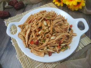 21、手撕鸡胸肉,成品图