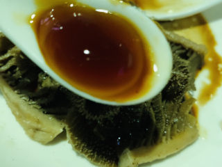 17、凉拌牛百叶,加蚝油；