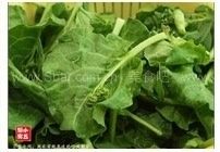 2、芥蓝牛肉,芥蓝只取嫩茎嫩叶，洗净。