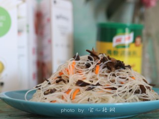 11、木耳拌粉丝,好吃的木耳拌粉丝来咯
