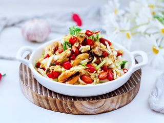 18、凉拌娃娃菜海虹,成品