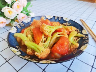 14、番茄花菜,成品图！